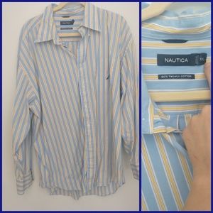 Nautica men's button down shirt